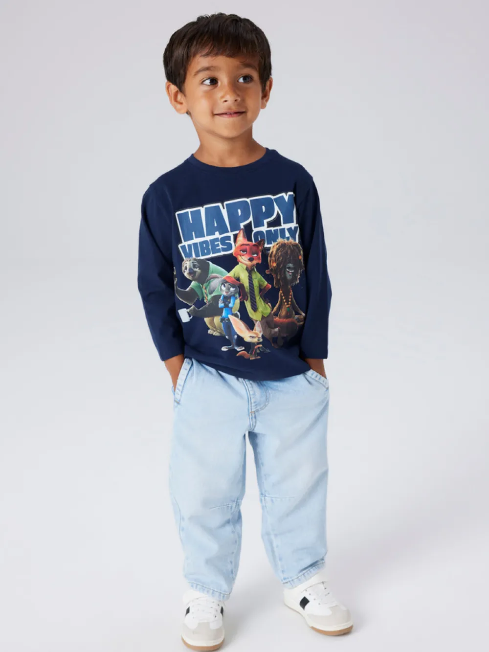 NAME IT Nomal Zootropolis Trøje - Navy Blazer- Licens|Bluser