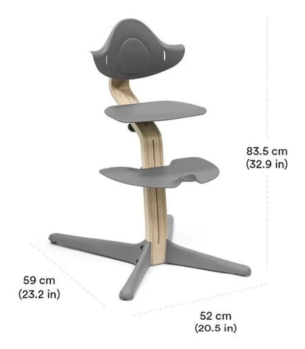 Stokke Nomi Nomi bundle - Højstol, Newborn sæt og babysæt - sort/sort-Børn Højstole Med Tilbehør