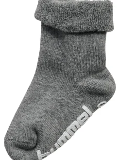 hummel Non Slip Sokker - Grey Melange- Skridsikre Strømper
