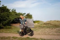 BASSON Nordic Lite - gray- Barnevogne Med Langt Liggemål