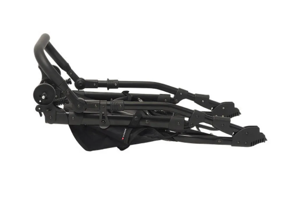 BASSON / Scandia Nordic Lux inkl. regnslag og kopholder - Dusty black- Barnevognspakker