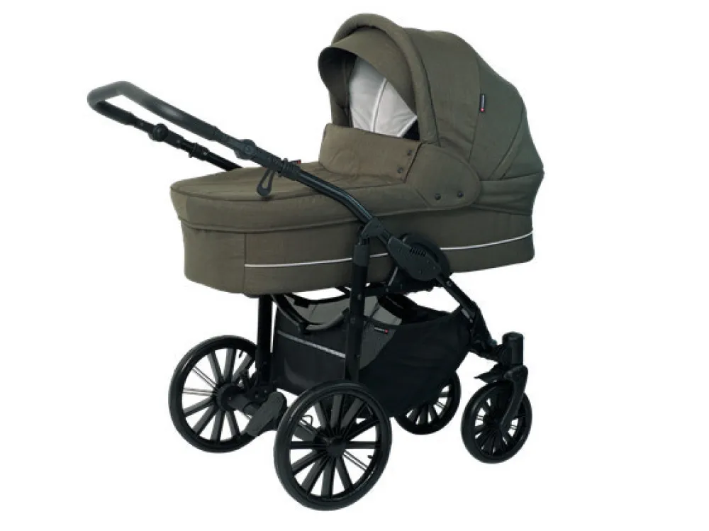 BASSON / Scandia Nordic Lux inkl. regnslag og kopholder - Dusty olive- Barnevognspakker