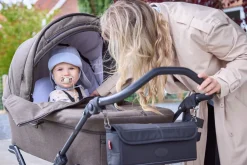 Odder North - dark brown- Barnevogne Med Langt Liggemål