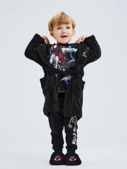 NAME IT Nothello Spiderman badekåbe - Black 92-Børn Badekåber & Håndklæder|Licens