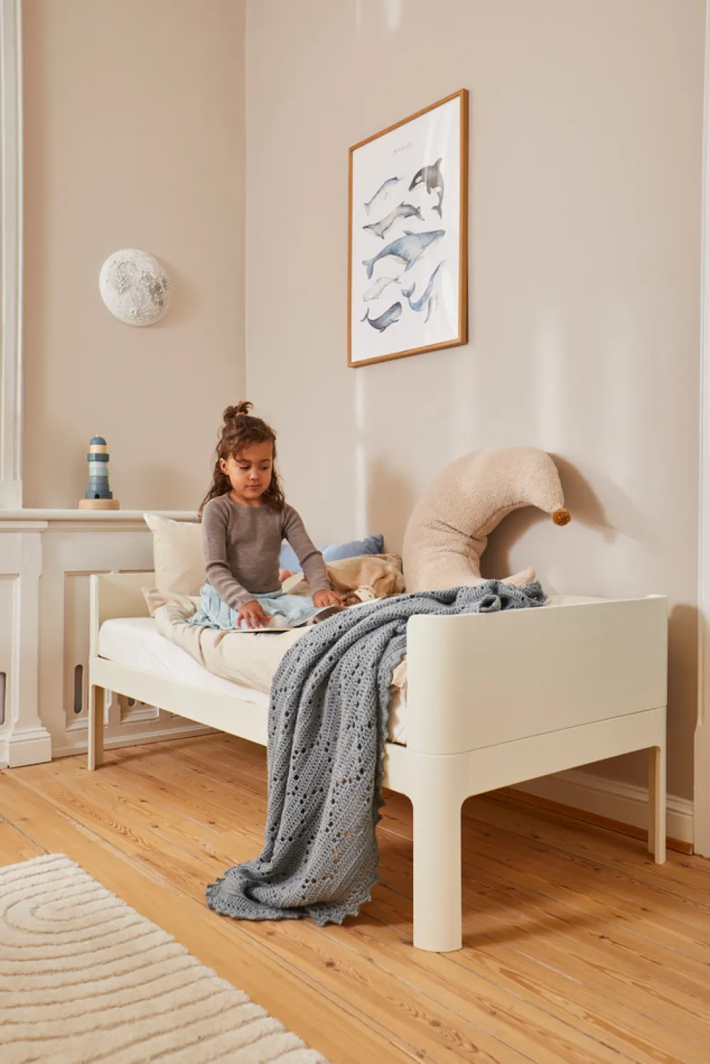 FLEXA Nova juniorseng, creme-Børn Juniorsenge