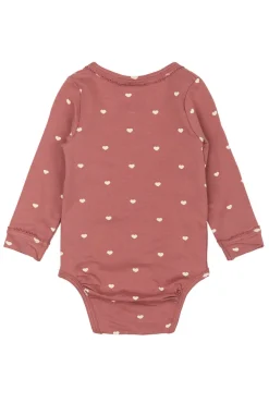 The New Siblings Nova Wrap Body langærmet - WITHERED R- Bodystocking M. Skrålukning