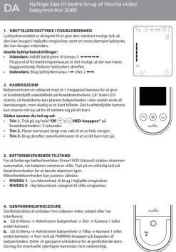 Nuvita 3085 video babyalarm- Babyalarmer