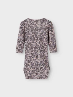 NAME IT Oalia Langærmet Body - Burnished Lilac- Bodystocking Langærmet