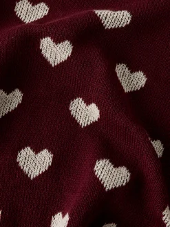 NAME IT Oana Striktrøje - Burgundy- Cardigans, Veste & Trøjer