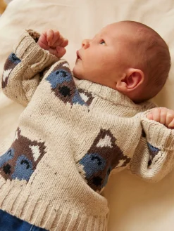 NAME IT Oballe langærmet strik - SUMMERSAND- Cardigans, Veste & Trøjer