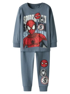 NAME IT Octi Spiderman Nattøj Sæt - Flint Stone- Licens|Nattøj & Natkjoler