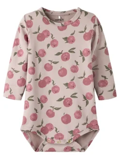 NAME IT Ofelly Langærmet Body - Bark- Bodystocking Langærmet