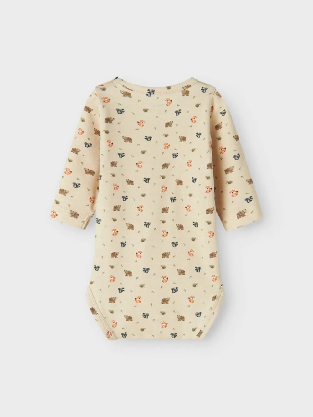 NAME IT Oforest Langærmet Body - Peyote Melange- Bodystocking Langærmet