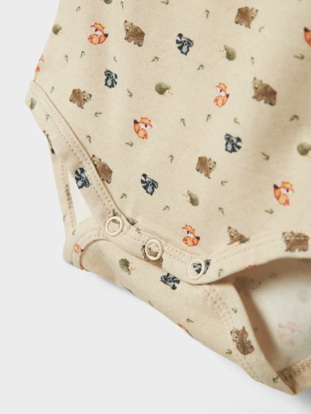 NAME IT Oforest Langærmet Body - Peyote Melange- Bodystocking Langærmet