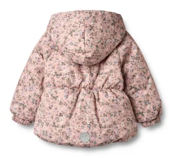 Wheat Olga Pufferjakke - Rose powder flowers- Vinterjakker & Bukser