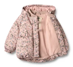 Wheat Olga Pufferjakke - Rose powder flowers- Vinterjakker & Bukser