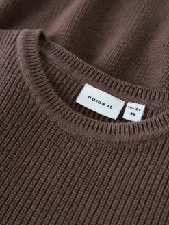 NAME IT Olivine Kjole - Peppercorn- Kjoler