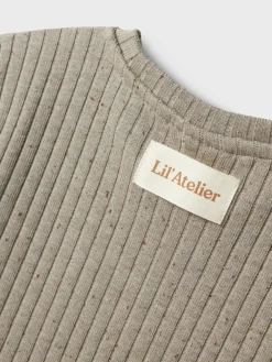 Lil' Atelier Omilo ss t-shirt - MOURNING- T-Shirts & Toppe