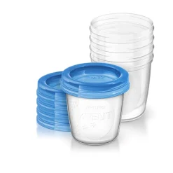 Philips Avent Opbevarings Kopper - 5 x 180 ml- Madopbevaring