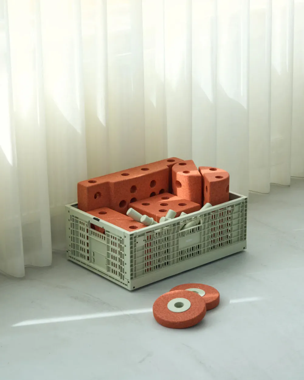 MODU Opbevaringskasse - Dusty Green- Tumlemøbler