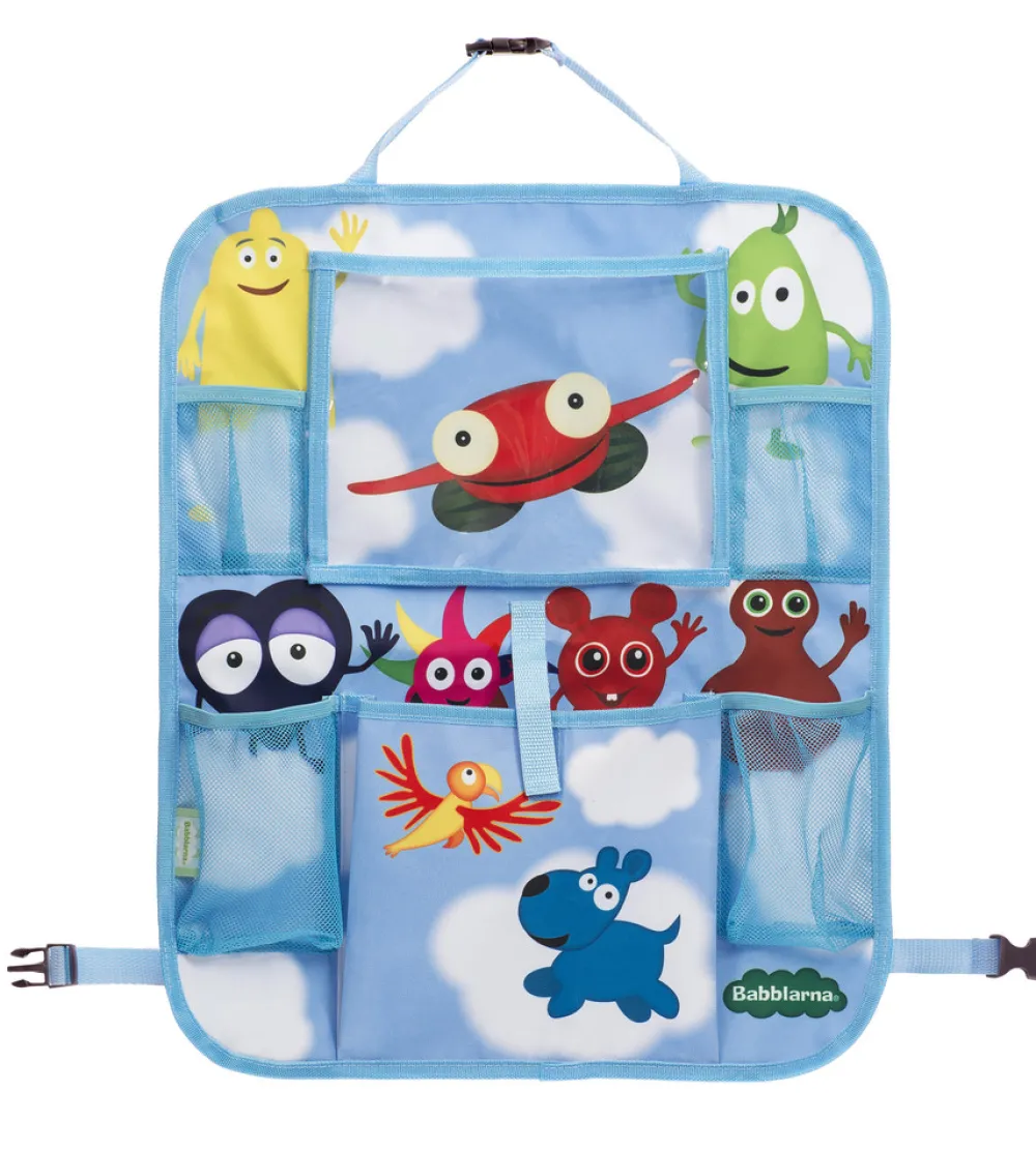BABBLARNA Opbevaringsnet med lommer til bilen- Sædebeskyttere & Organisere