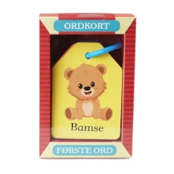 Barbo Toys Ordkort - Mine Først Ord- Aktivitets- & Malebøger