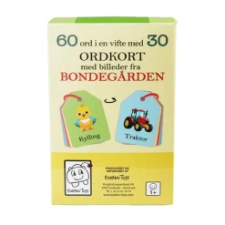 Barbo Toys Ordkort - På Bondegården- Aktivitets- & Malebøger