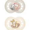 MAM Original 6-16m Silicone Neutral- Sutter