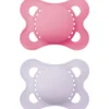 MAM Original 0-6m Silicone unprinted Pink- Sutter