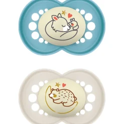 MAM Original Night 16-36m Silicone Blue- Sutter