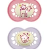 MAM Original Night 16-36m Silicone Pink- Sutter