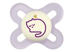 MAM Original Start Night Silk 0-2m 1pk Pink- Sutter