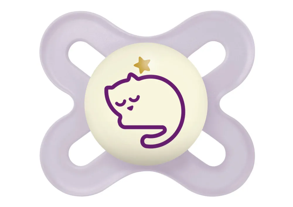 MAM Original Start Night Silk 0-2m 1pk Pink- Sutter