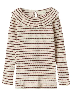 Lil' Atelier Osophia Bluse - Hot Chocolate- Bluser