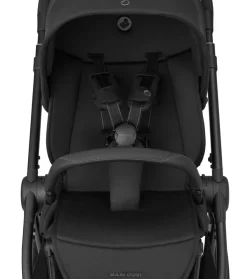 Maxi-Cosi Oxford plus - twillic black- Kombivogne Med Flade Sæder