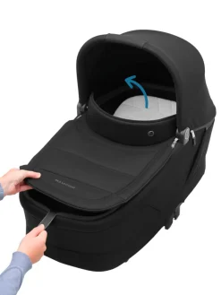 Maxi-Cosi Oxford plus - twillic black- Kombivogne Med Flade Sæder