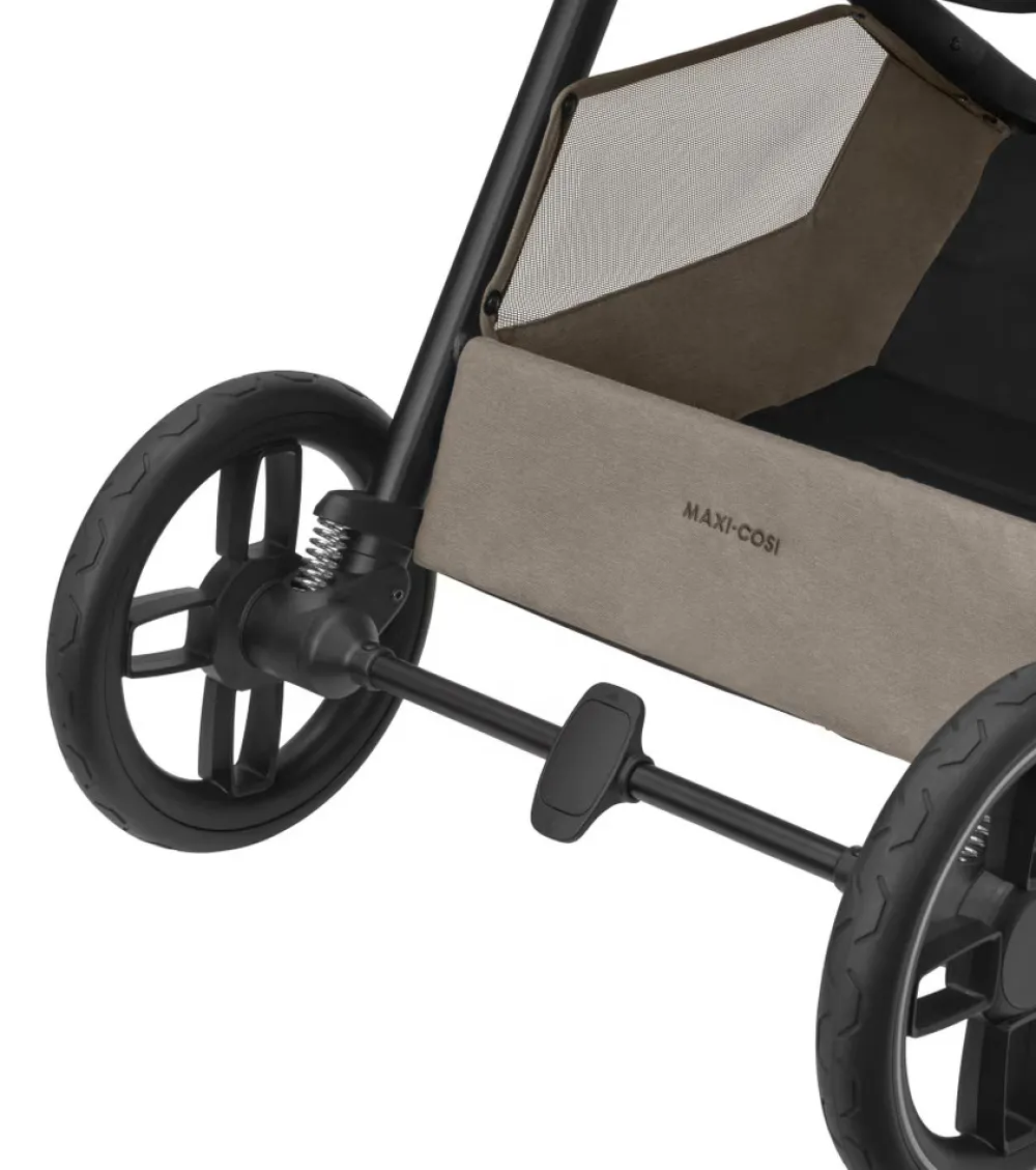 Maxi-Cosi Oxford plus - twillic truffle- Kombivogne Med Flade Sæder