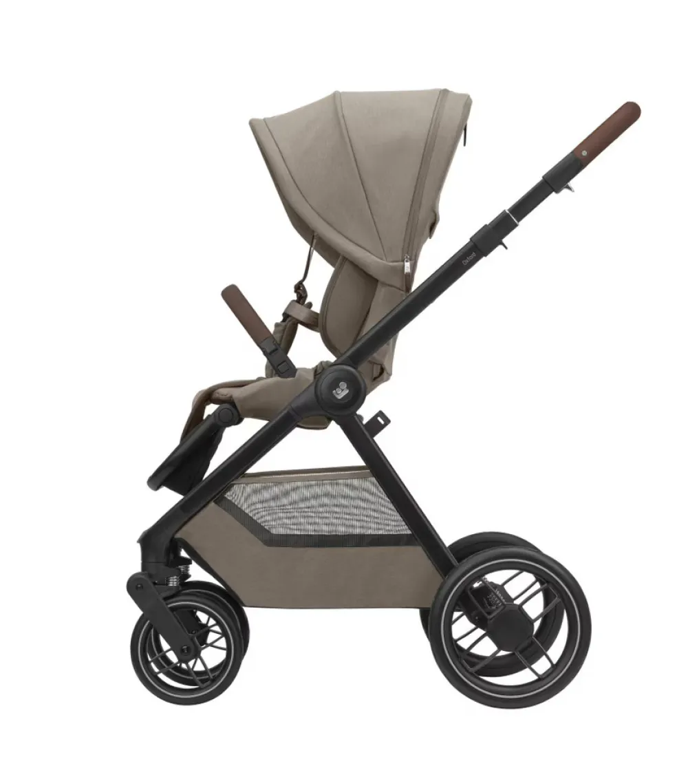 Maxi-Cosi Oxford plus - twillic truffle- Kombivogne Med Flade Sæder