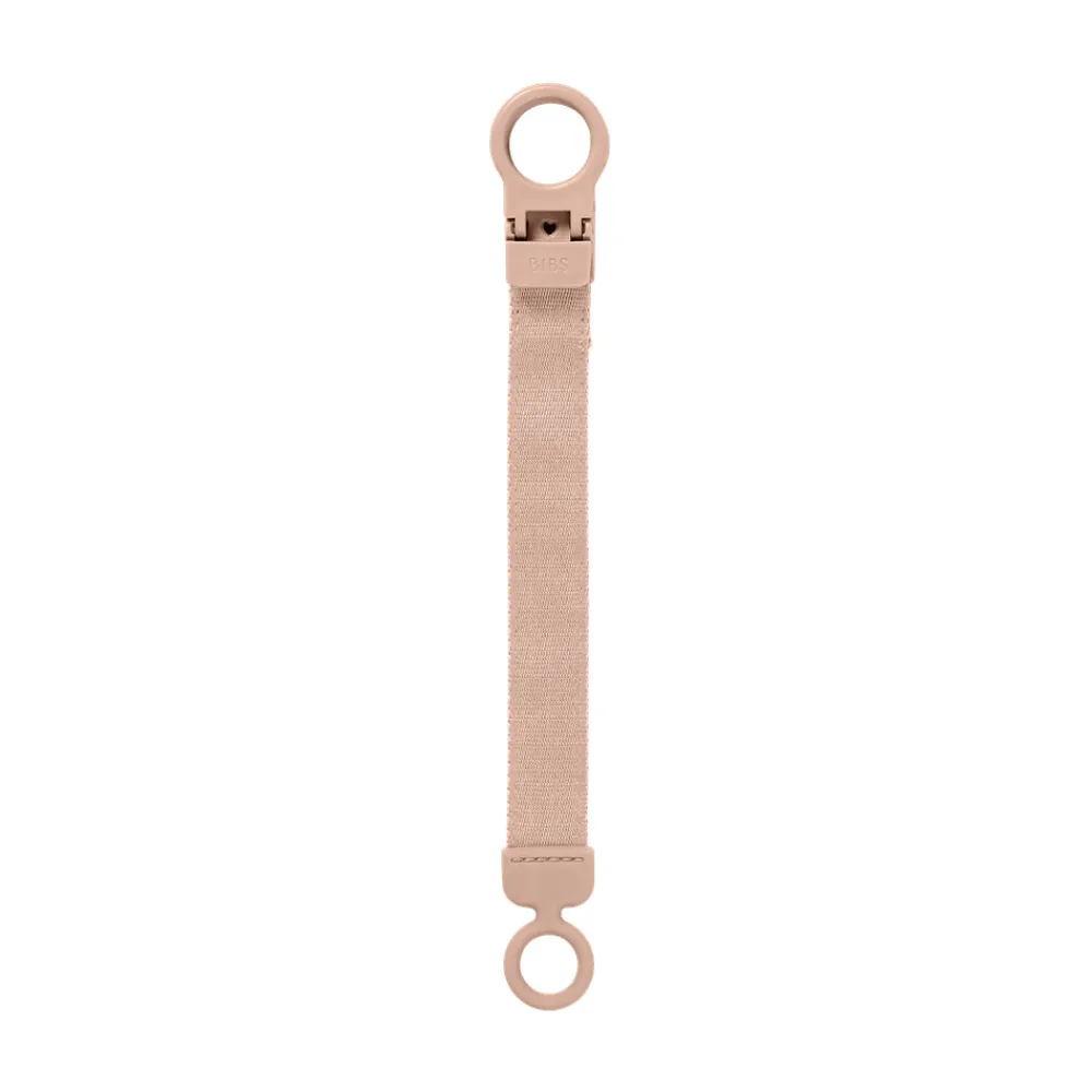 BIBS Pacifier clip loop blush- Suttesnore Og Suttebokse