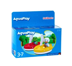 Aquaplay 2-Pack Sejlbåde med Figurer- Badelegetøj