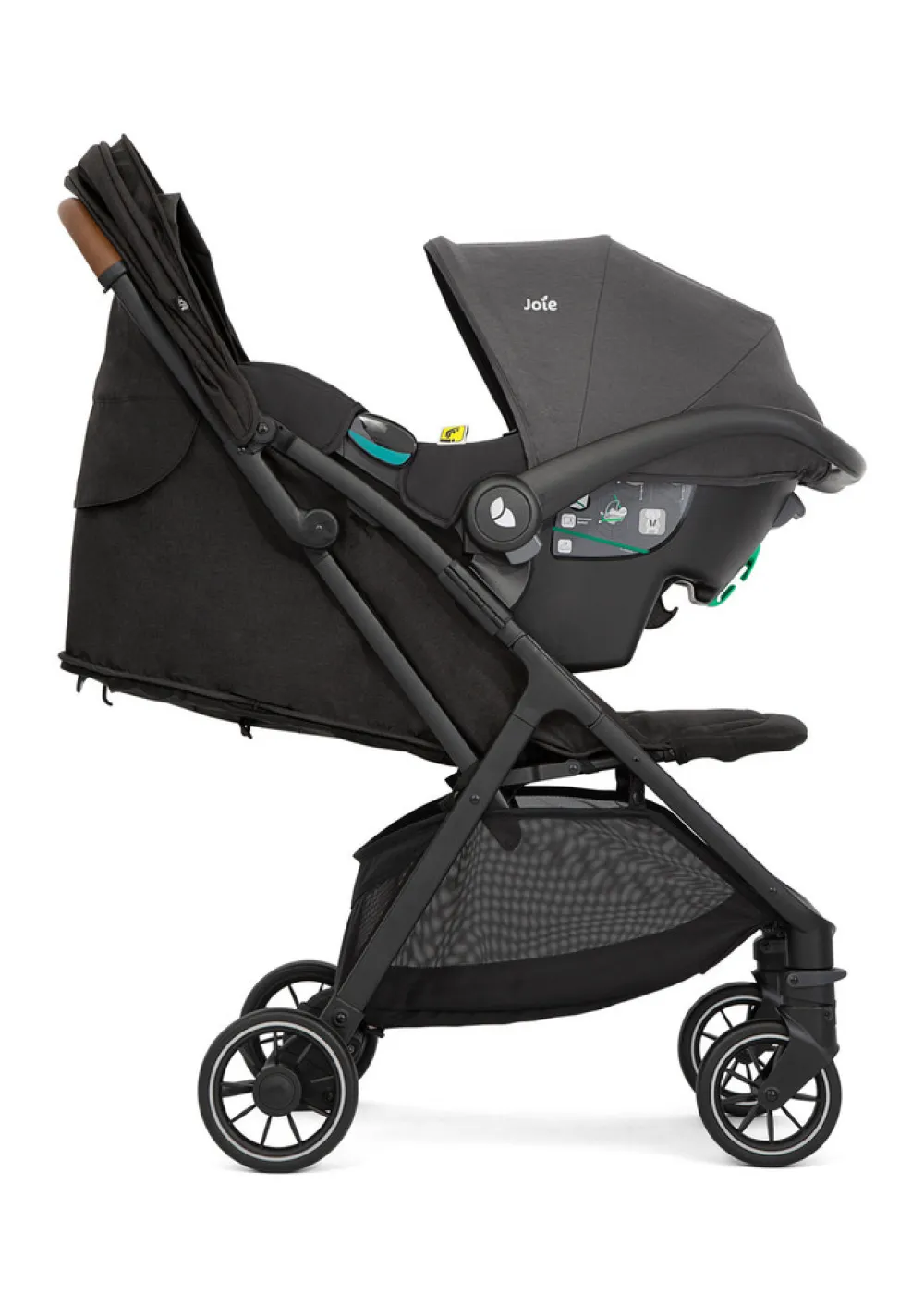 Joie Pact Pro - shale- Klapvogne Med Flade Sæder