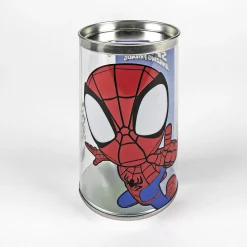 YM-EYEWEAR 4-pak strømper i sparegris - Spidey - BLÅ/MIX- Strømper|Multipack