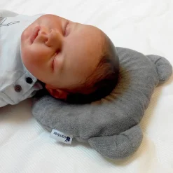 Candide Panda babypude - Grå-Børn Støttepuder