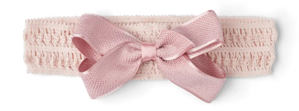 Jocko Pandebånd m/sløjfe - Rosa- Festtøj & Tilbehør
