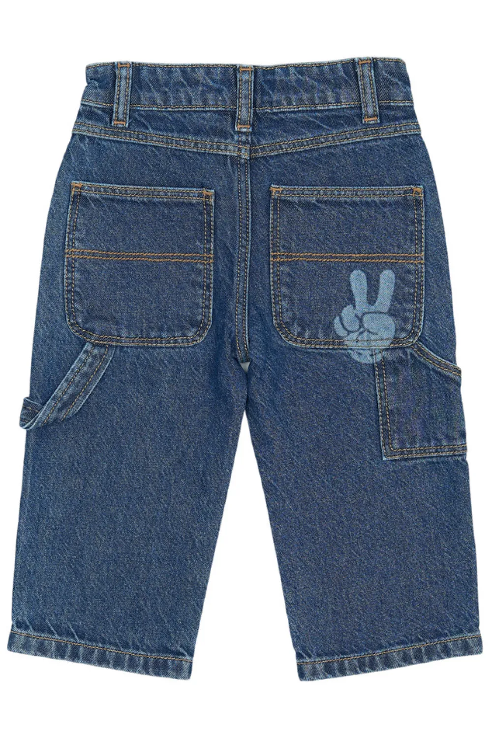 The New Siblings Parker Worker Jeans - BLUE DENIM- Bukser