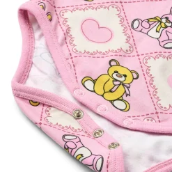 Småfolk Paula Red Langærmet Body - Lace- Bodystocking Langærmet