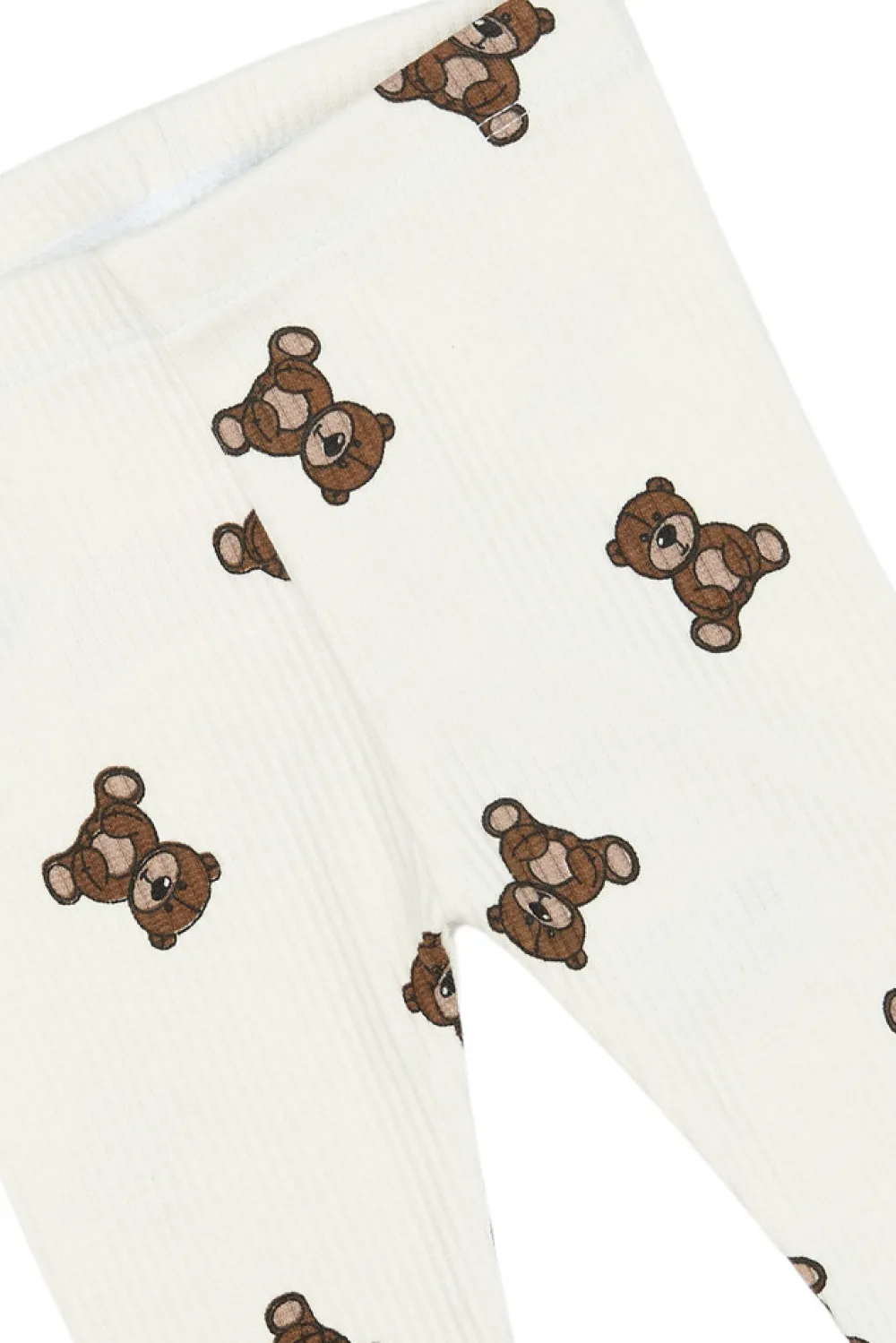 The New Siblings Paulo Rib Leggings - Cloud dancer- Leggings