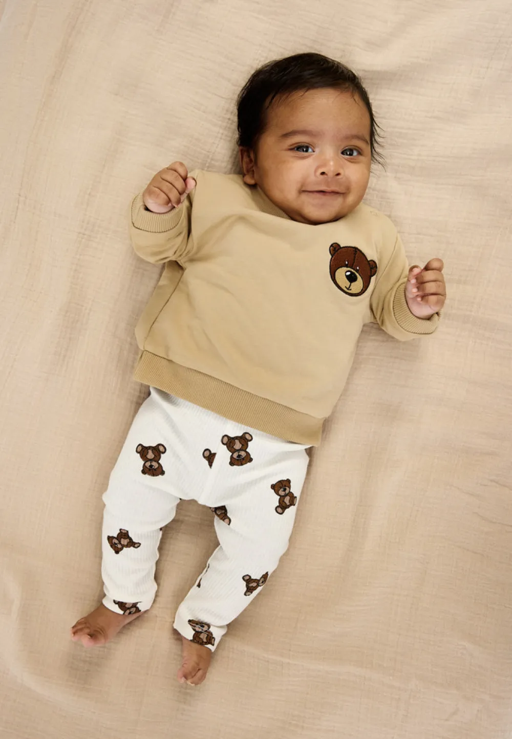 The New Siblings Paulo Rib Leggings - Cloud dancer- Leggings