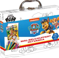Alvilda Paw Patrol Mal-Selv-Kuffert- Aktivitets- & Malebøger