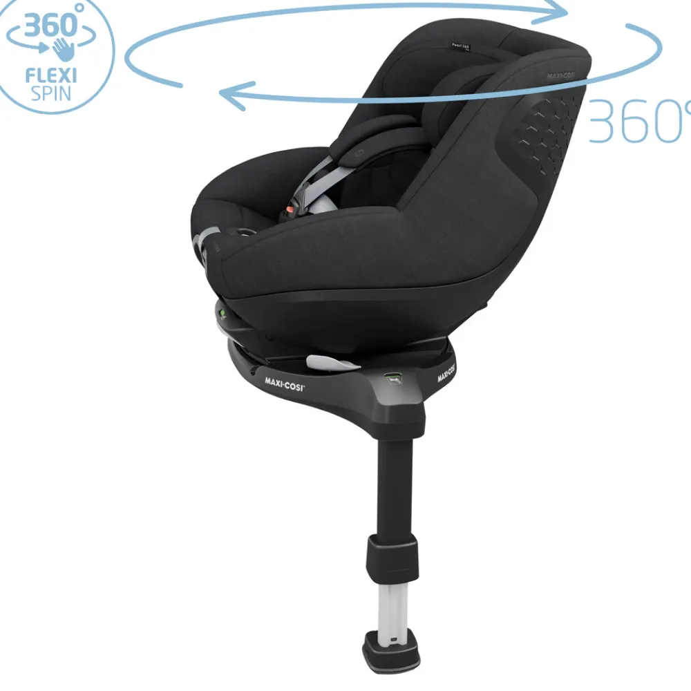 Maxi-Cosi Pearl 360 Pro - authentic black- Autostole Uden Baser|Autostole 61-105 Cm (3 Mdr.-4 År)
